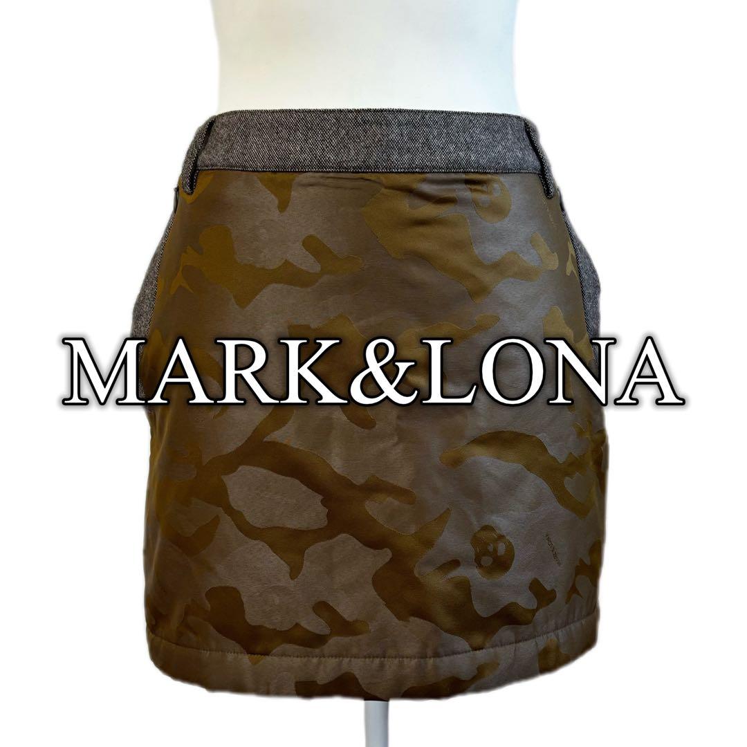 MARK&LONA カモフラスカル　スカート　ダウン