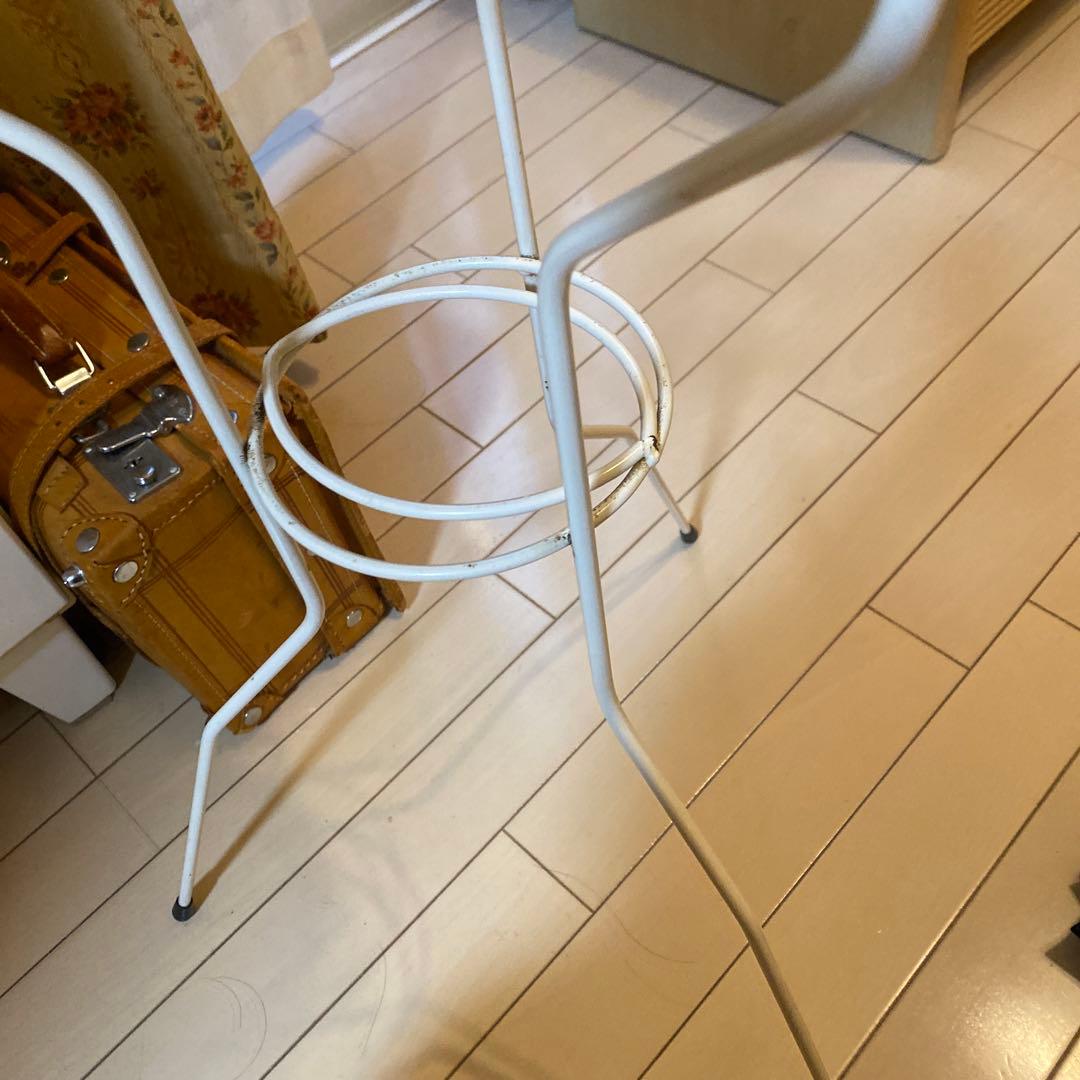 昭和レトロ　洗面器スタンド　ホーロー洗面器付き