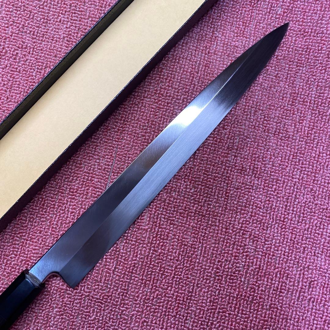 銀三鋼　本焼き　柳刃包丁　300㎜ 尺0寸