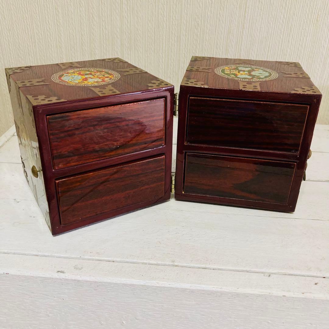韓国 伝統工芸品 螺鈿細工 小物入れ 宝石箱 漆器 ジュエリーボックス