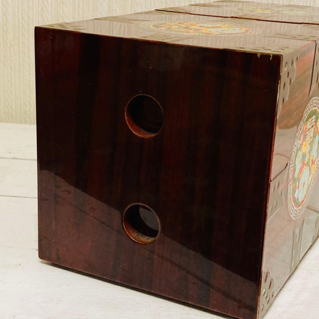 韓国 伝統工芸品 螺鈿細工 小物入れ 宝石箱 漆器 ジュエリーボックス