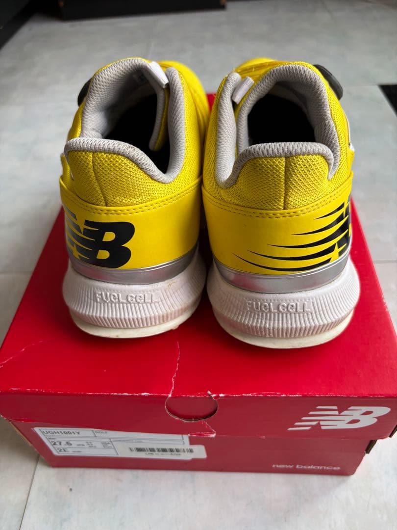 New Balance FuelCell ゴルフシューズ イエロー