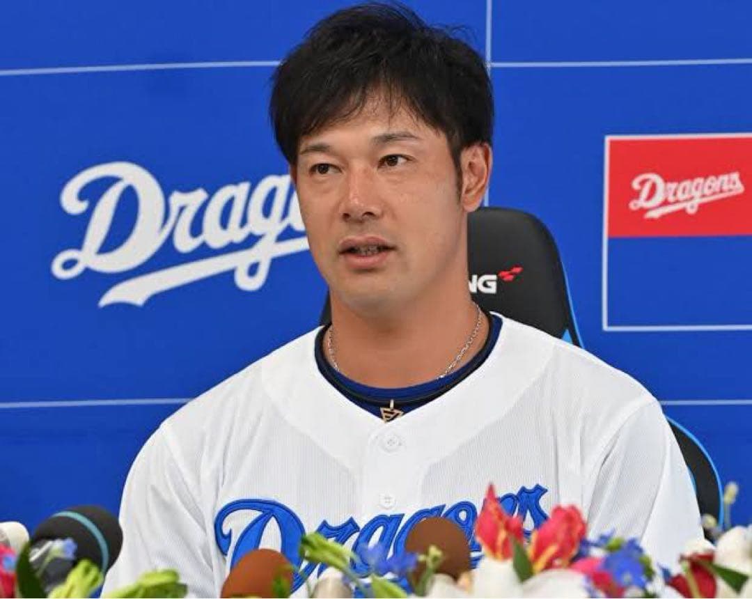 直筆サイン　ユニホーム　中日ドラゴンズ　#1-63堂上直倫内野手