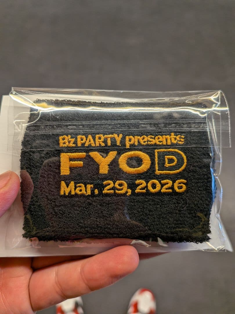 B'z PARTY FYOD 限定特典 リストバンド