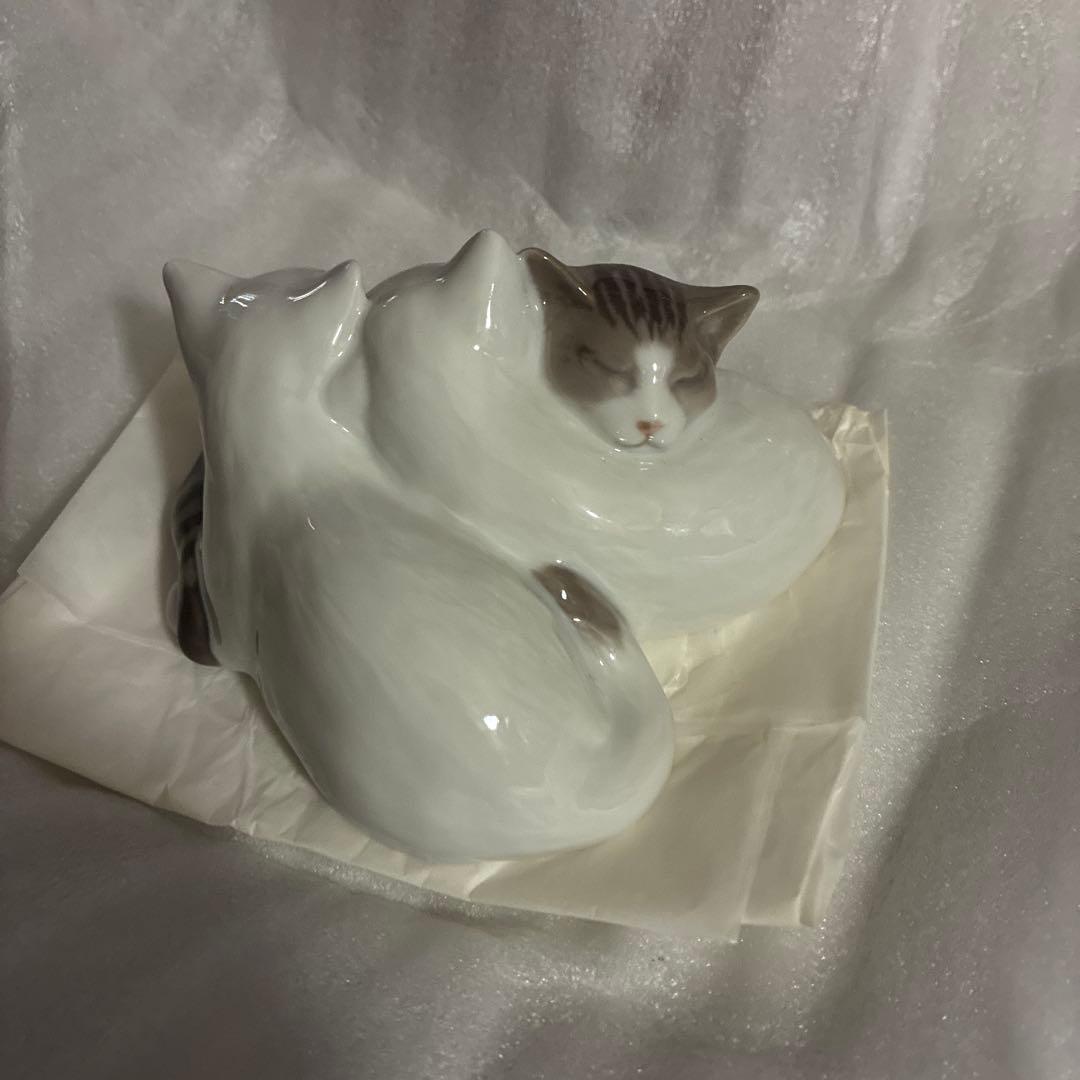 ロイヤルコペンハーゲン 置物 猫1999値下げ