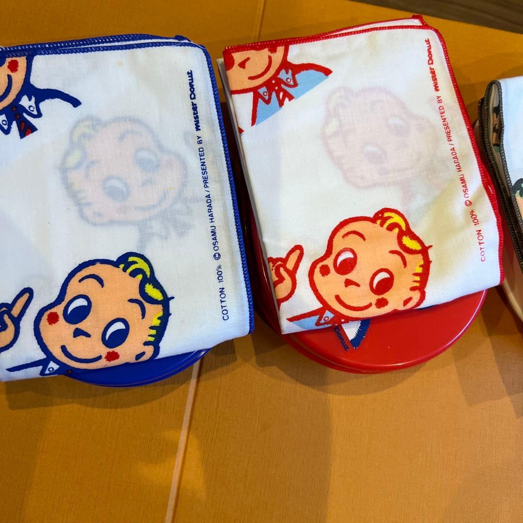 オサムグッズ　原田治　キャラクター弁当箱セット（青・赤・白）
