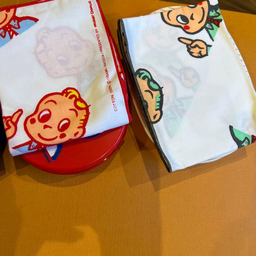 オサムグッズ　原田治　キャラクター弁当箱セット（青・赤・白）
