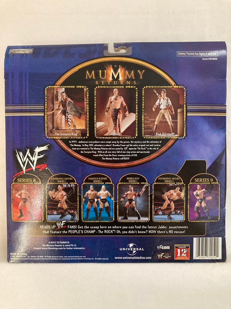 WWEスーパースター　ザ・ロック　２バージョンのフィギュア　ROCK SOLID
