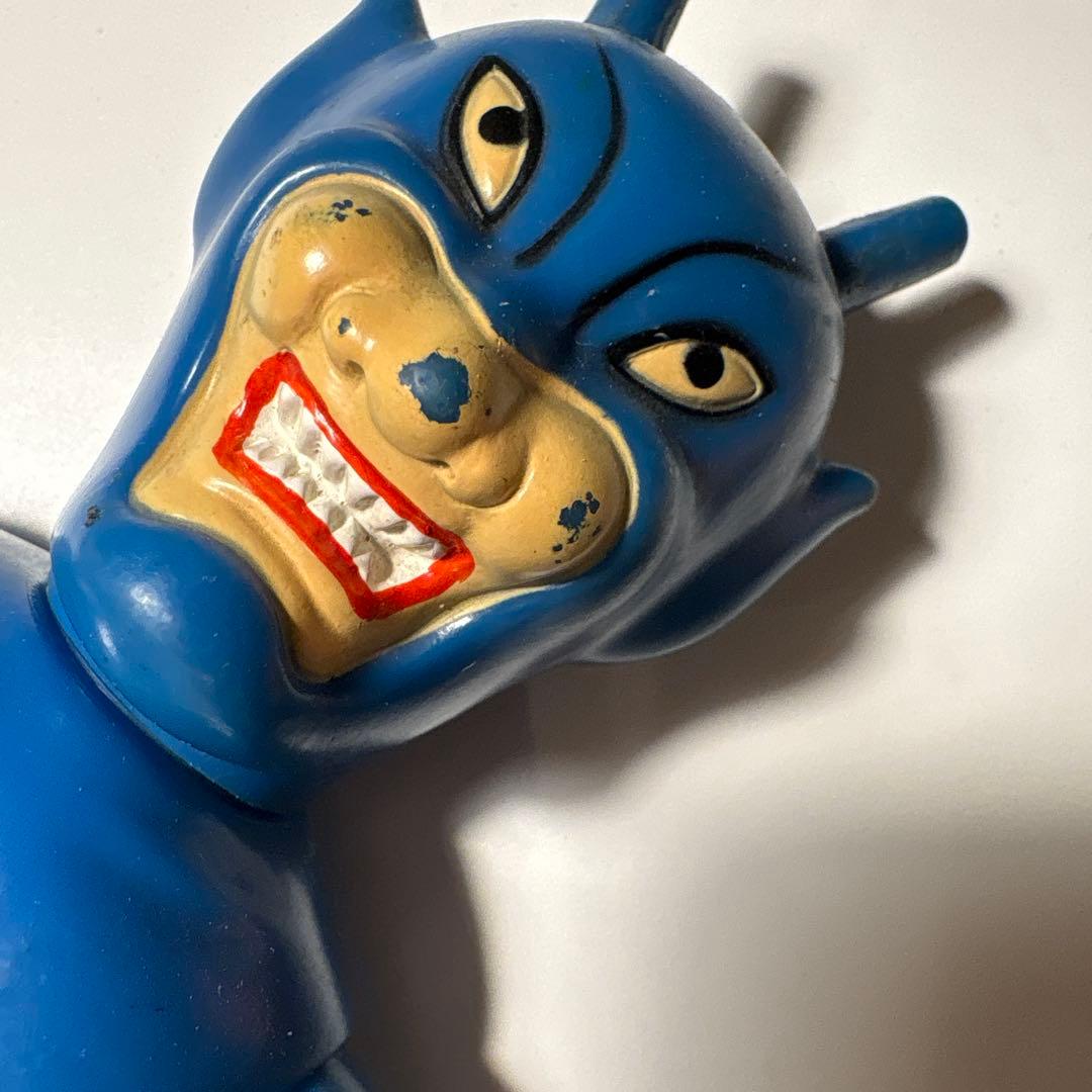 昭和レトロ　ミドルサイズ　タイガーマスク　ソフビ　3点セット