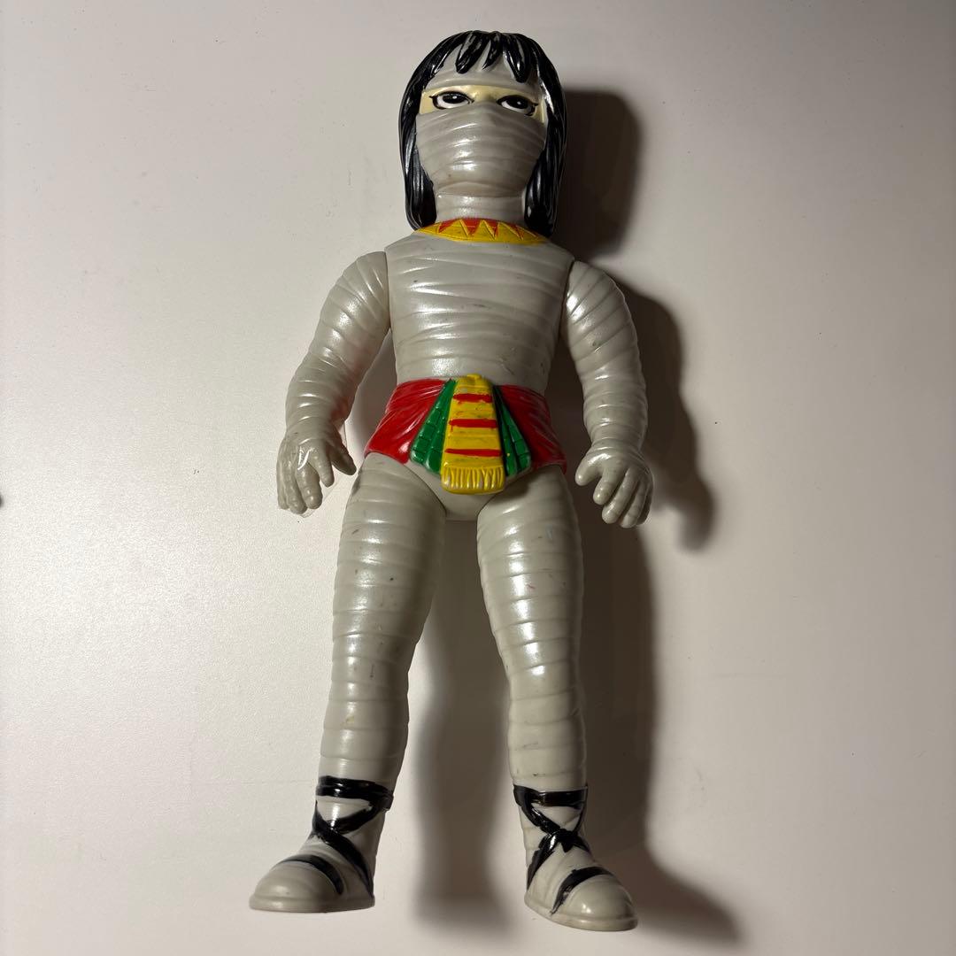 昭和レトロ　ミドルサイズ　タイガーマスク　ソフビ　3点セット