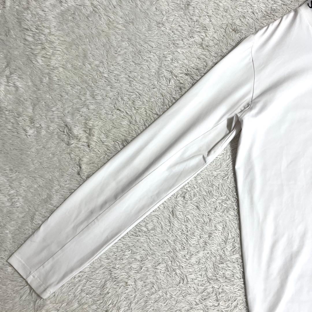 ✨美品✨サイコバニー ゴルフウェア モックネック 長袖 白 胸元ロゴ