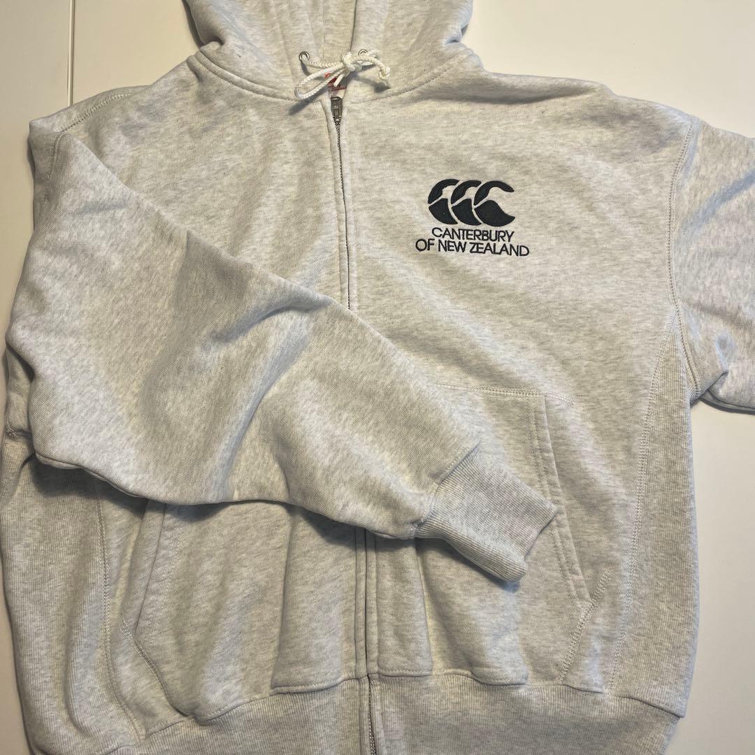 Canterbury フルジップフーディ Lサイズ グレー