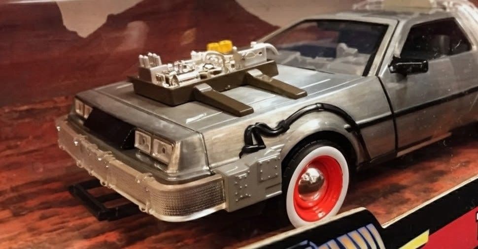 新品デロリアン タイムマシン ミニチュアモデル 値段交渉あり