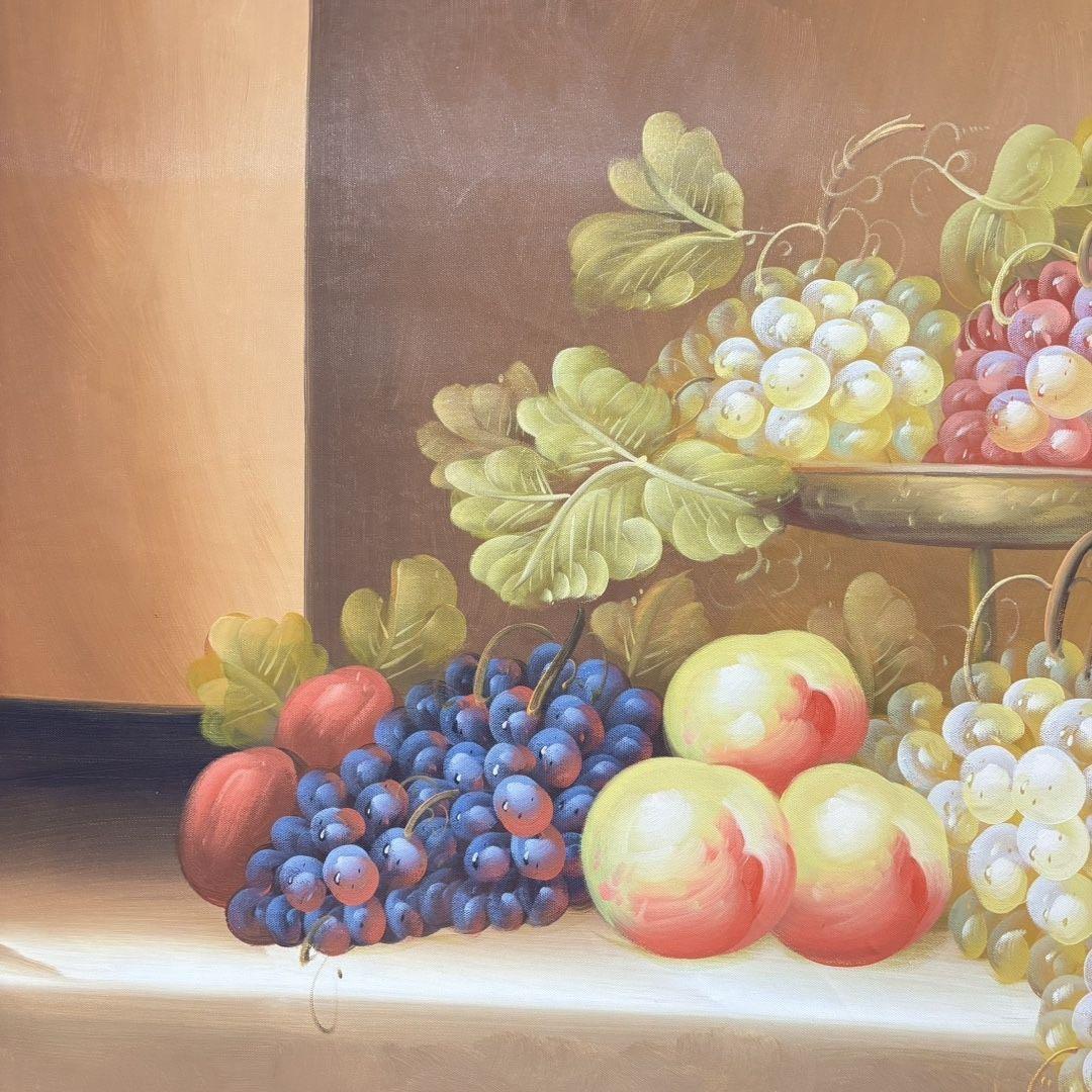 手描き 水彩油画 静物画 潘鸿海 作品図 中国絵画 約70×100cm 未表装