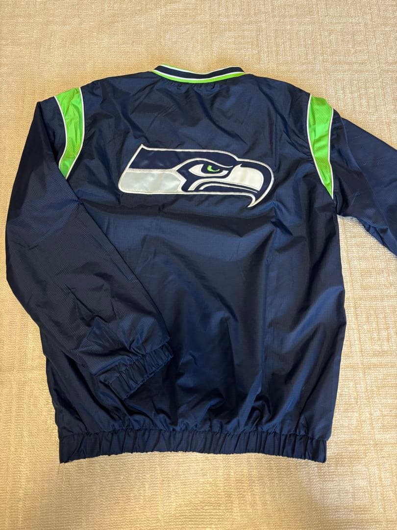 SEATTLE SEAHAWKS ウォームアップウェア ナイロンジャケット
