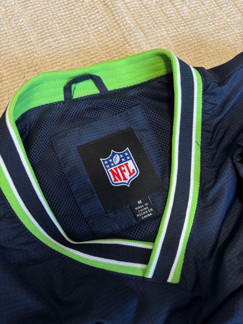 SEATTLE SEAHAWKS ウォームアップウェア ナイロンジャケット