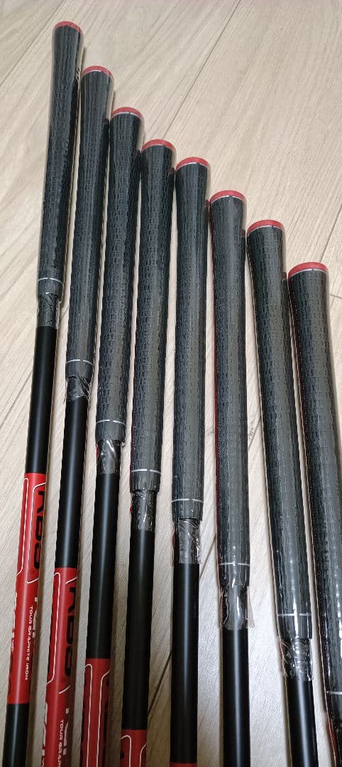 蔵出し品　ブラックアイアン　８本セット　フレックスS