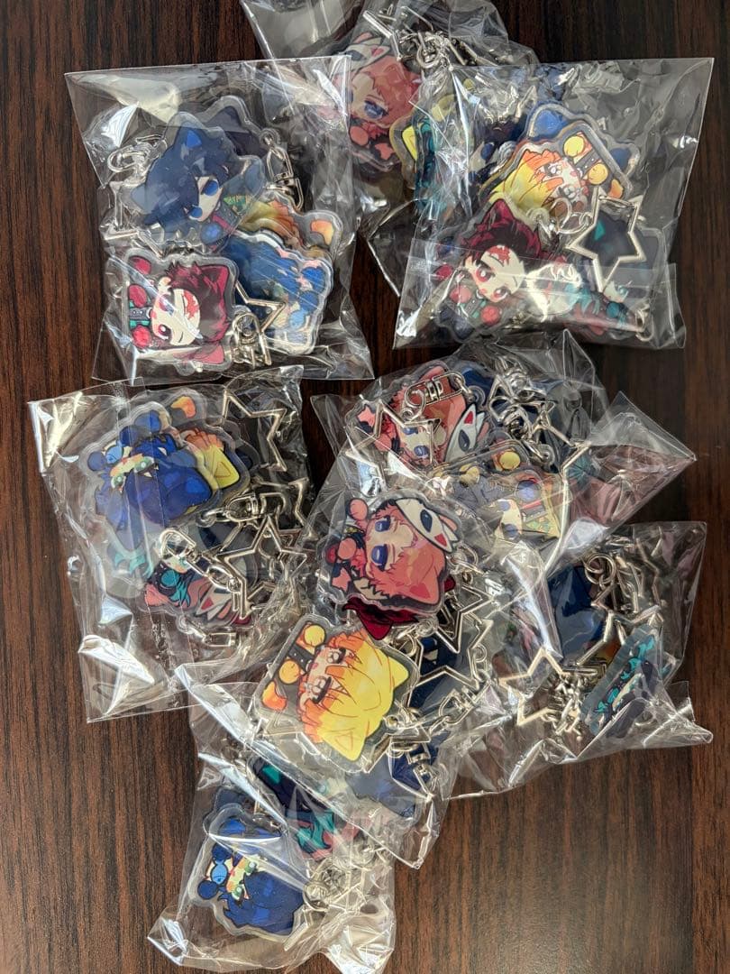 鬼滅の刃 キーホルダー 二次創作。無一郎、錆兎 伊之助、義勇、善逸、炭治郎