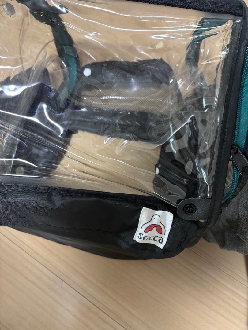 あと付け前用　チャイルドシート レインカバー　防寒　自転車　socca