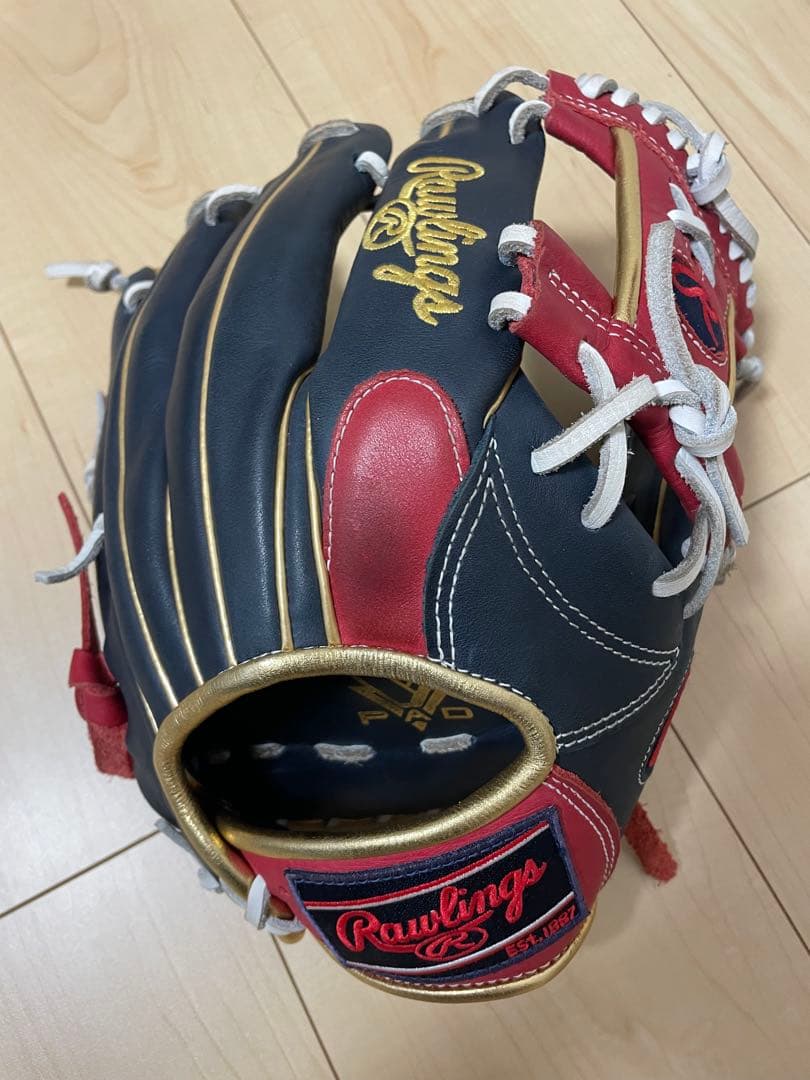 Rawlings Hyperus グローブ ネイビー/レッド