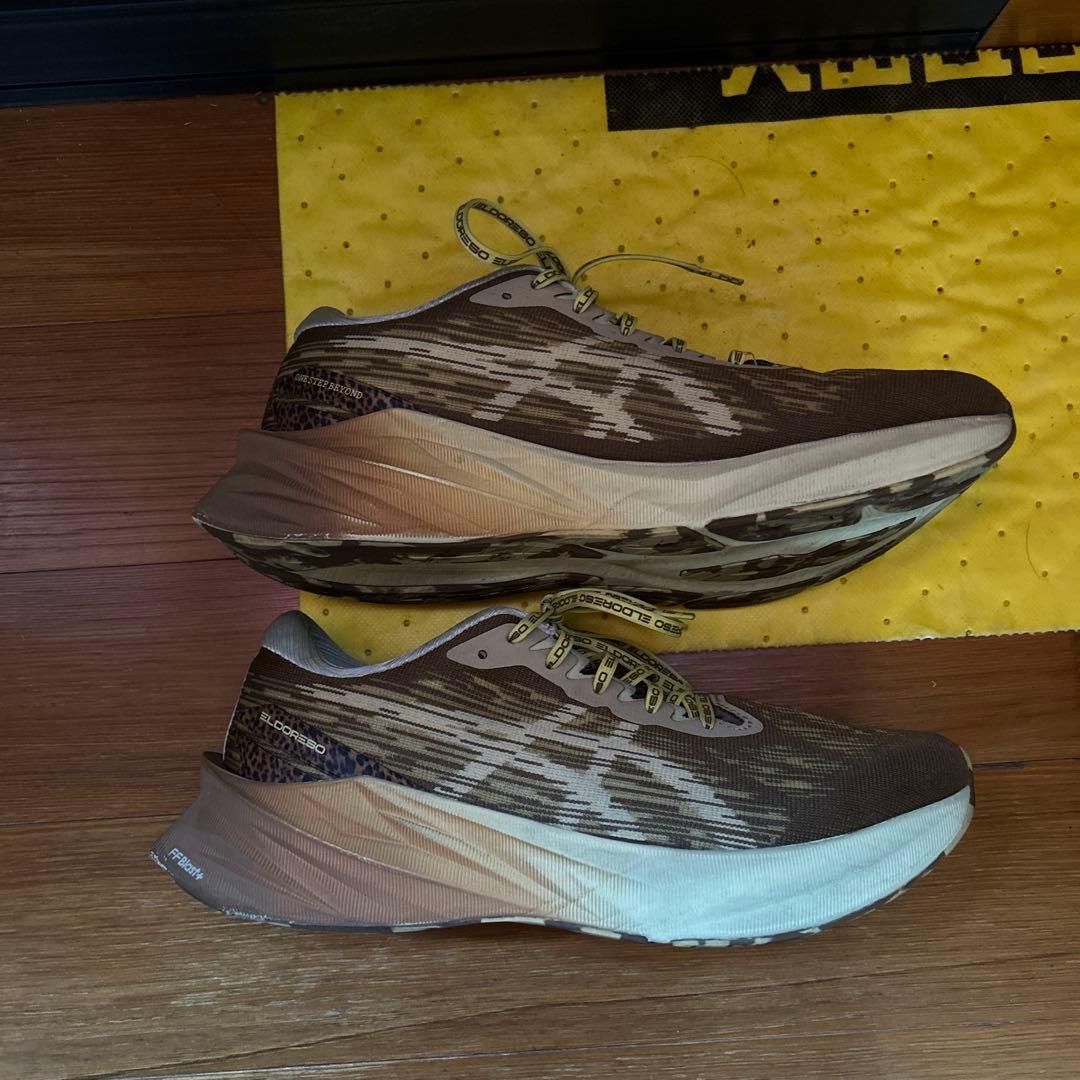 Eldoreso × Asics Novablast 3 \"Almond Br…