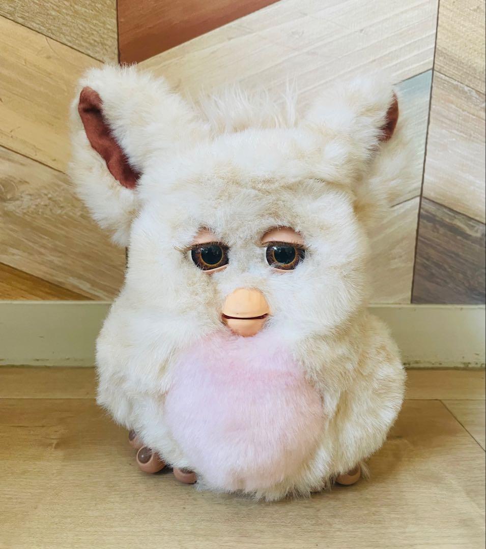 ファービー　英語版　キャラメルシロップ　茶色目　不稼動品