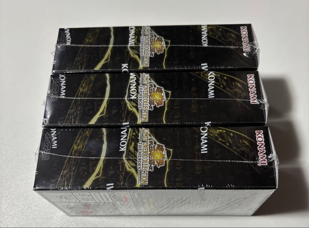 遊戯王 リミットオーバーコレクション ヒーローズ シュリンクあり 3BOX