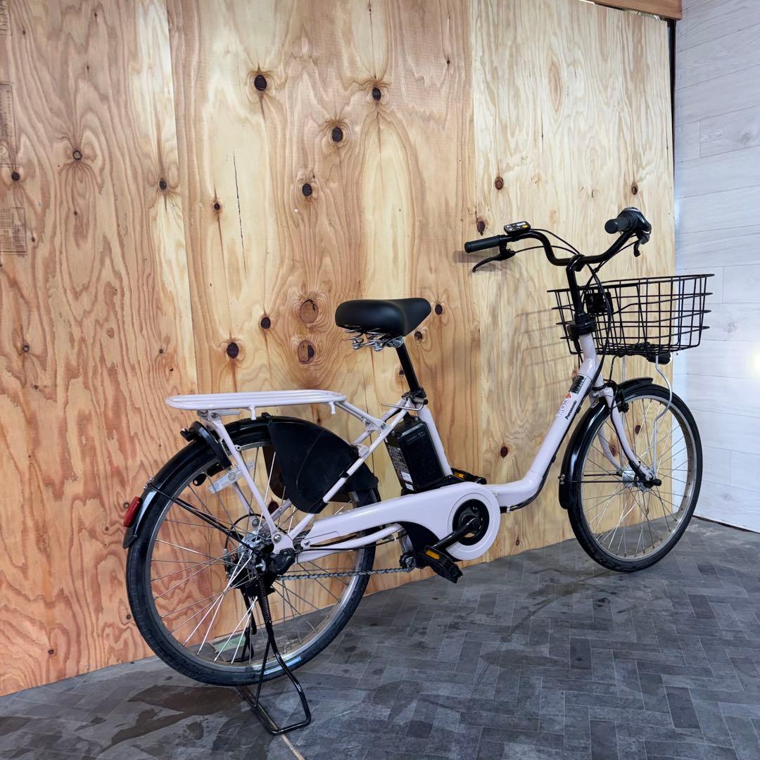 電動アシスト自転車 ホワイト シティタイプ バッテリー12ah