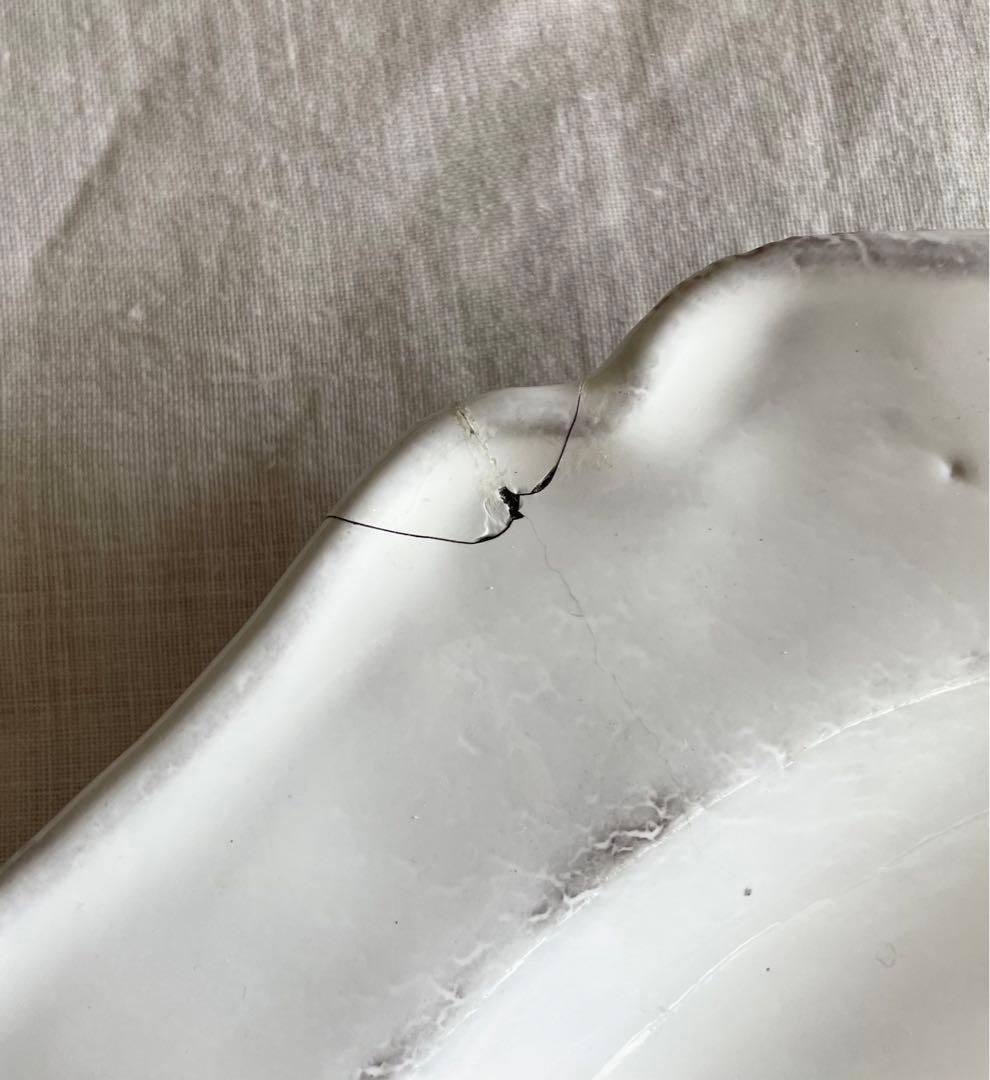 ASTIER de VILLATTE. アスティエ フルール　バラ　深皿　修復