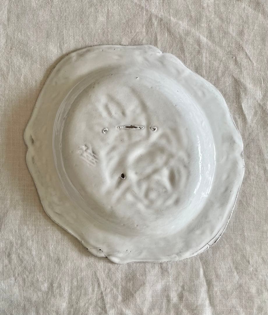 ASTIER de VILLATTE. アスティエ フルール　バラ　深皿　修復