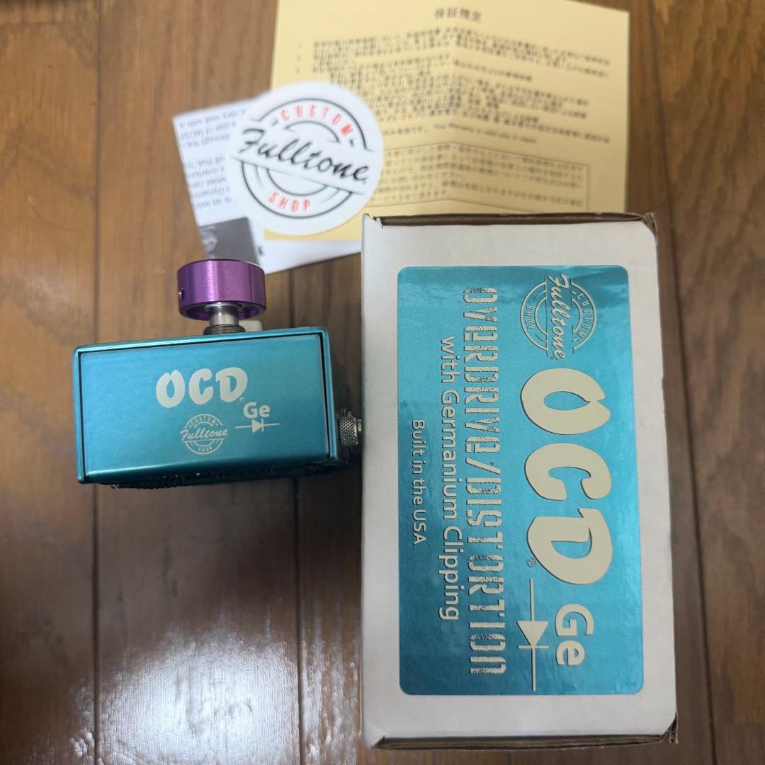 (会社再稼働前モデル)Fulltone OCD Ge フットキャップ付き