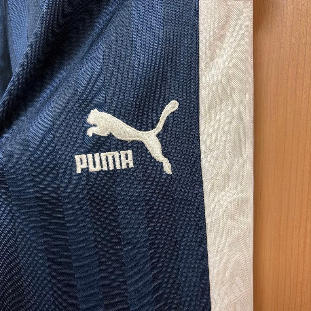PUMA ネイビー ストライプジャケット【上下セット 】