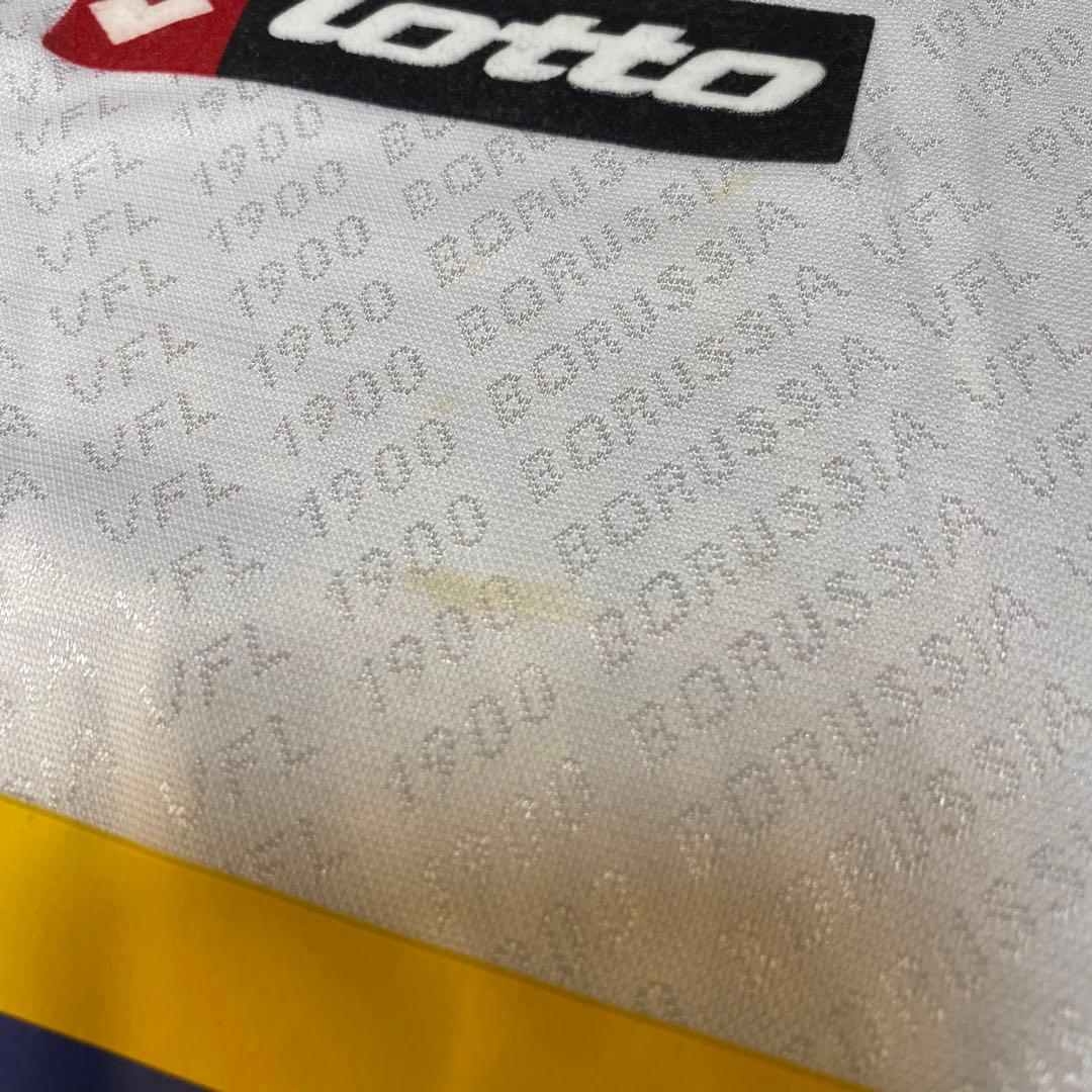 Borussia M ホワイト サッカージャージ Lotto ボルシア