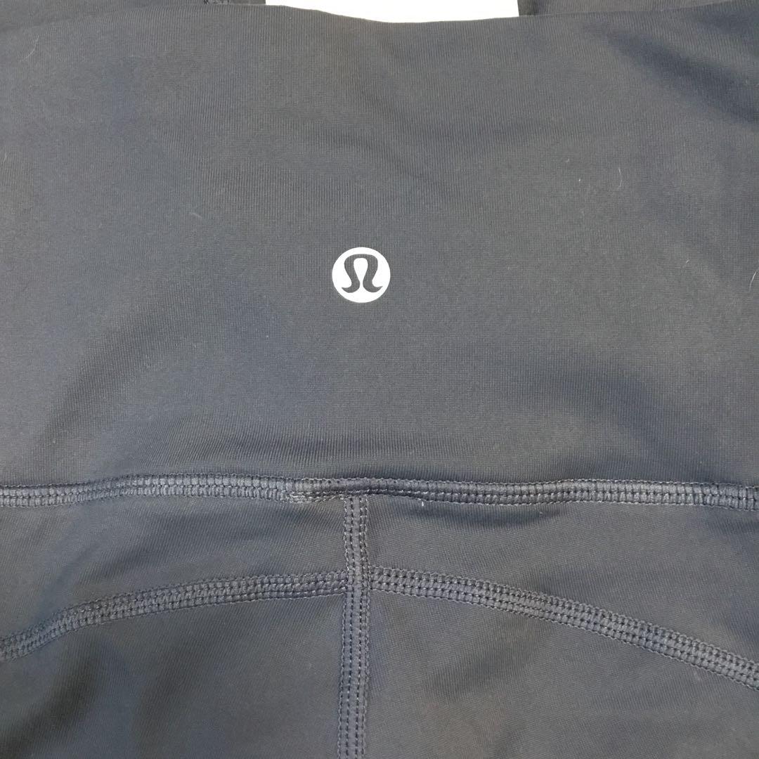 タグ付け☆ LULULEMON サイズ8 ダークグレー ハイウエスト ヨガパンツ