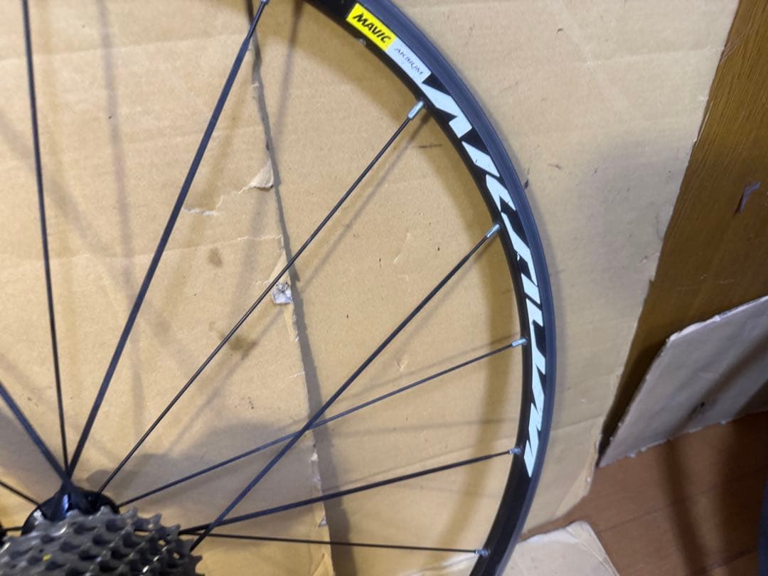 MAVIC アクシウム　アルミホイール　前後セット
