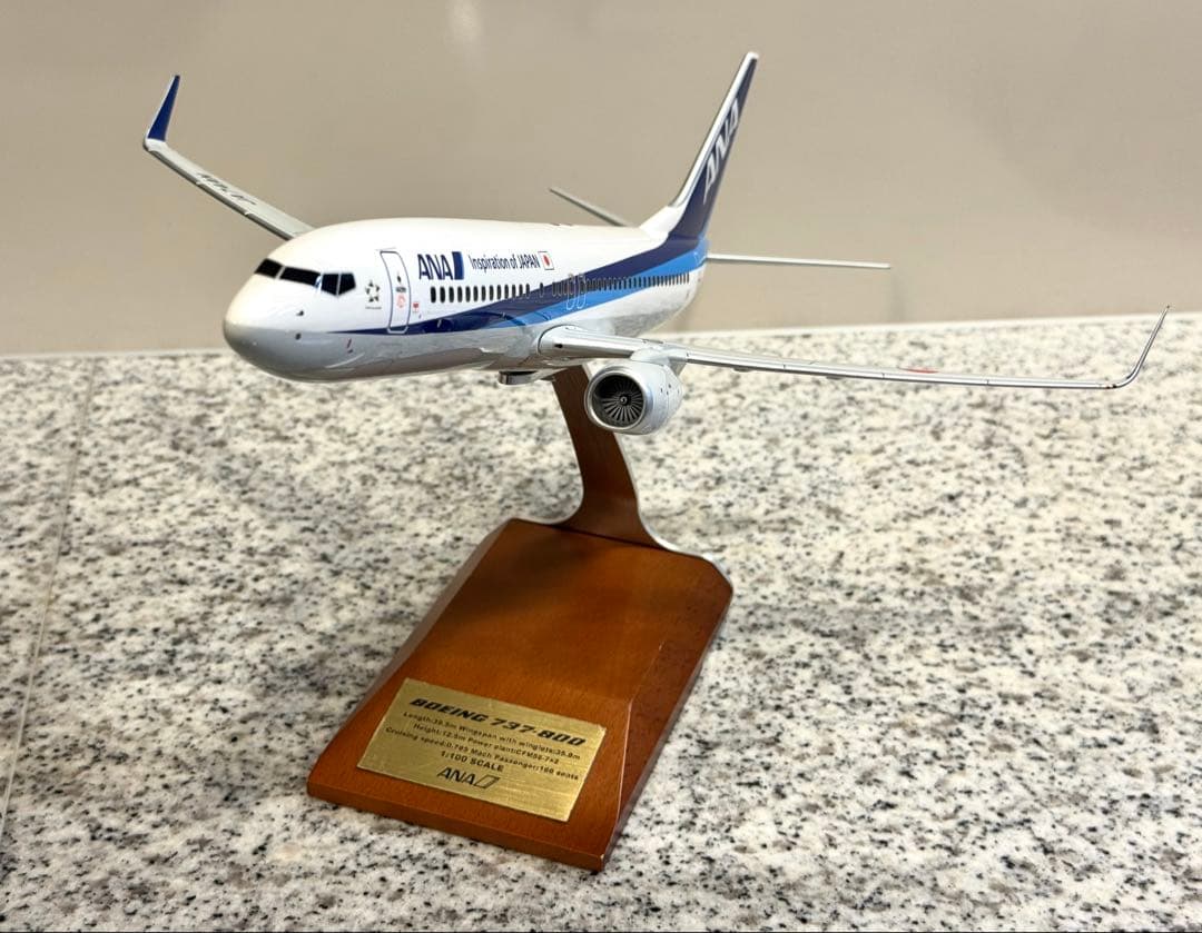 希少 全日空商事 ANA ボーイング737-800 1/100 B737 航空