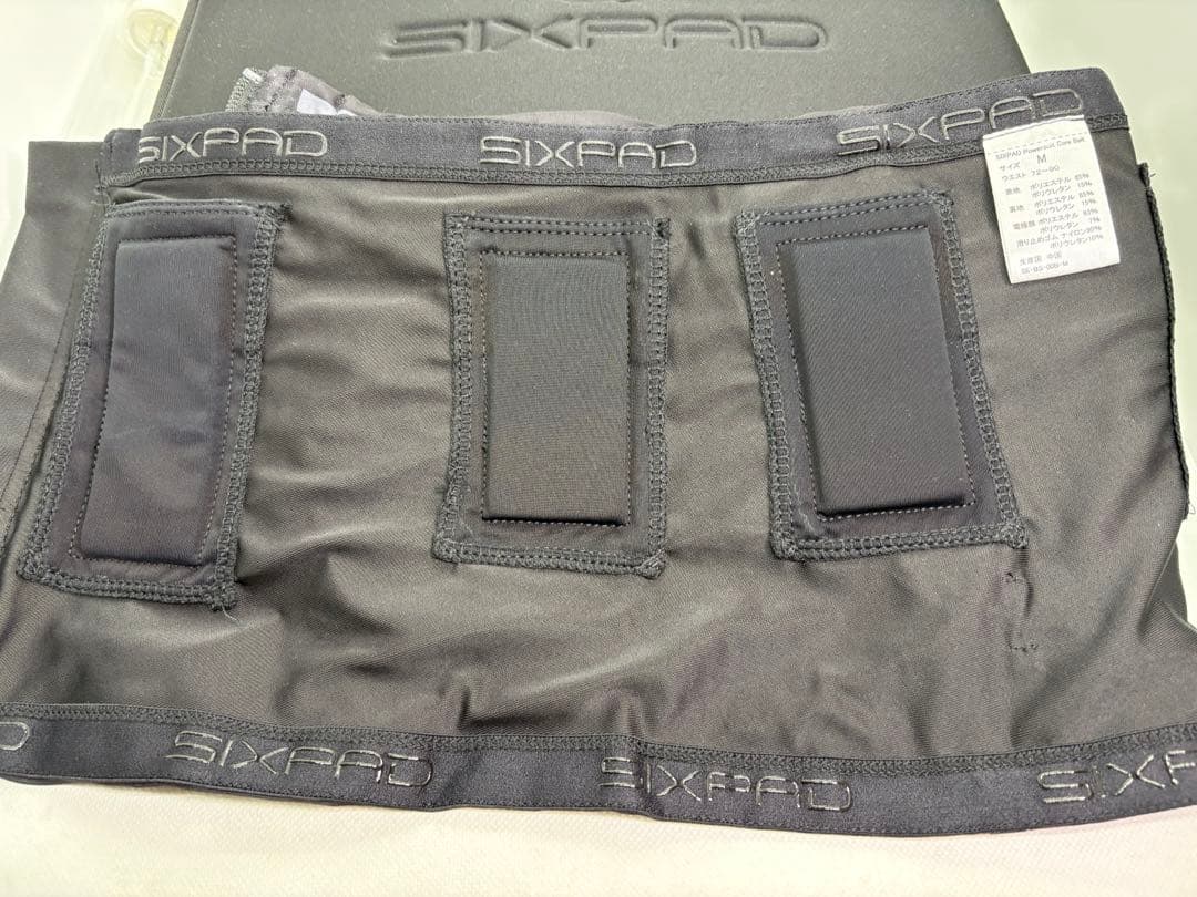 【超メル最終日限定割】【超美品】SIXPAD パワースーツ コアベルト Mサイズ
