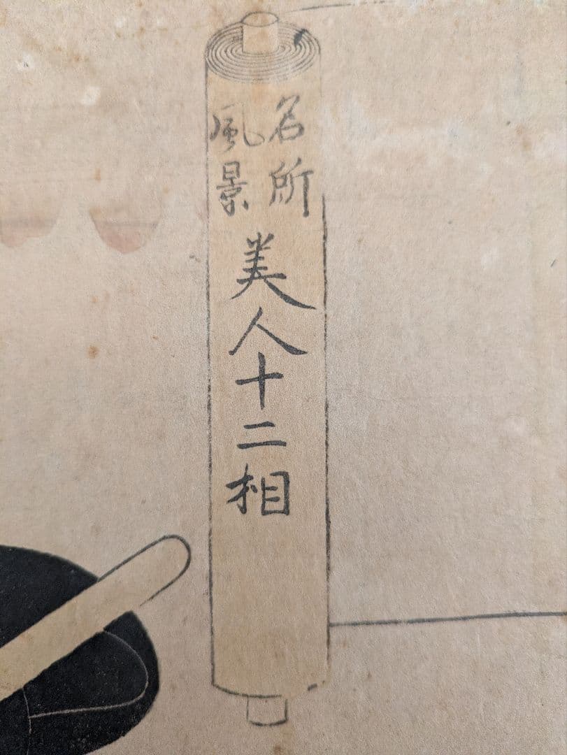 美人十二相 木版画 歌川国芳