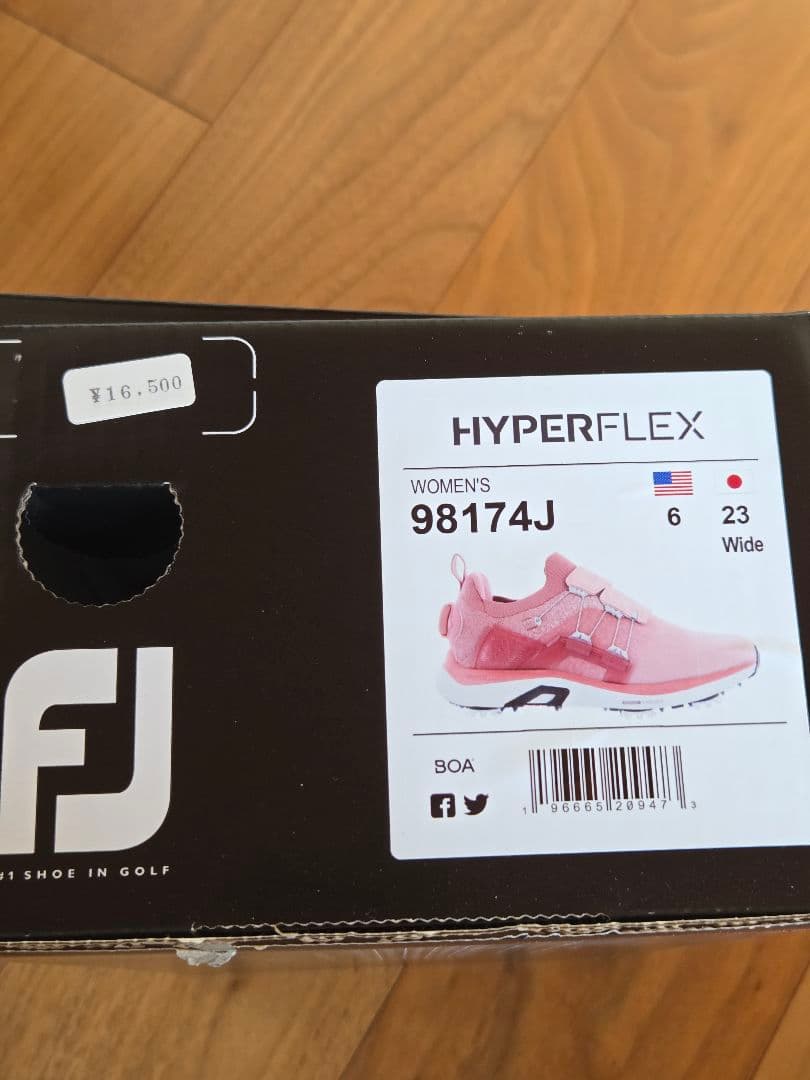FOOTJOY 女性用ゴルフシューズ 23.0cm 98174J ピンク