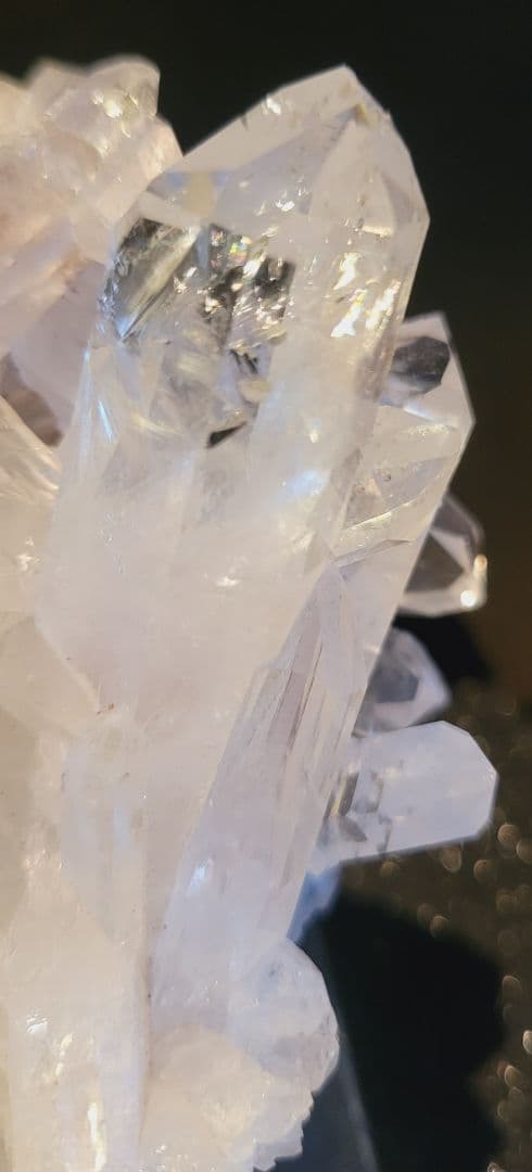 ！最強パワーストーン！マニカラン水晶レインボー沢山！逸品！クラスター