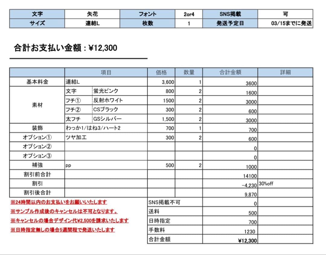 ^. .^♡ページ♡ネームボード うちわ文字 連結文字パネル オーダー