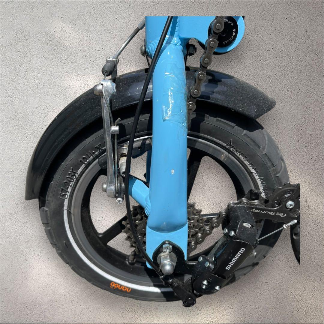 NANOO FD-1207 折りたたみ自転車 12インチ シマノ7段変速