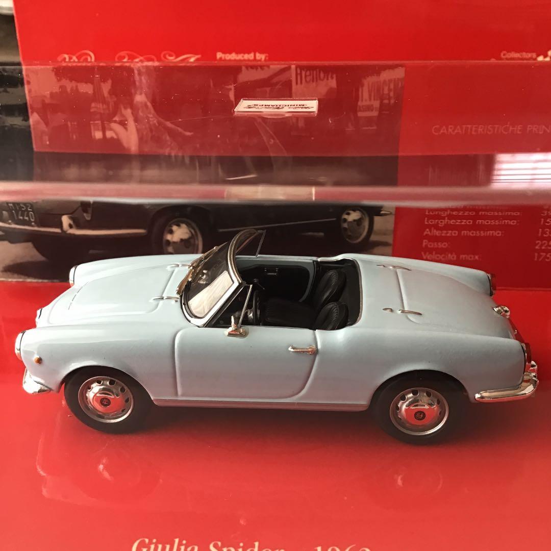 匿名発送MINICHAMPSAlfaRomeo Giuliaspider1962