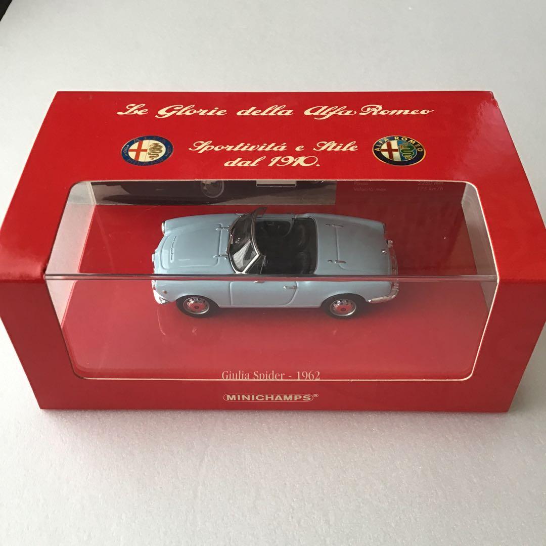 匿名発送MINICHAMPSAlfaRomeo Giuliaspider1962