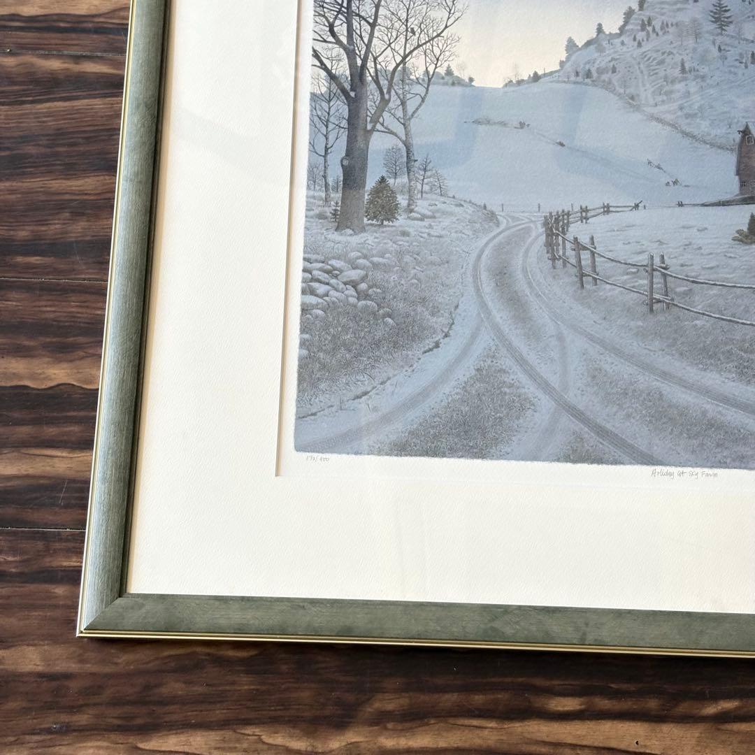 メル・ハンター Mel Hunter リトグラフ 額装 版画