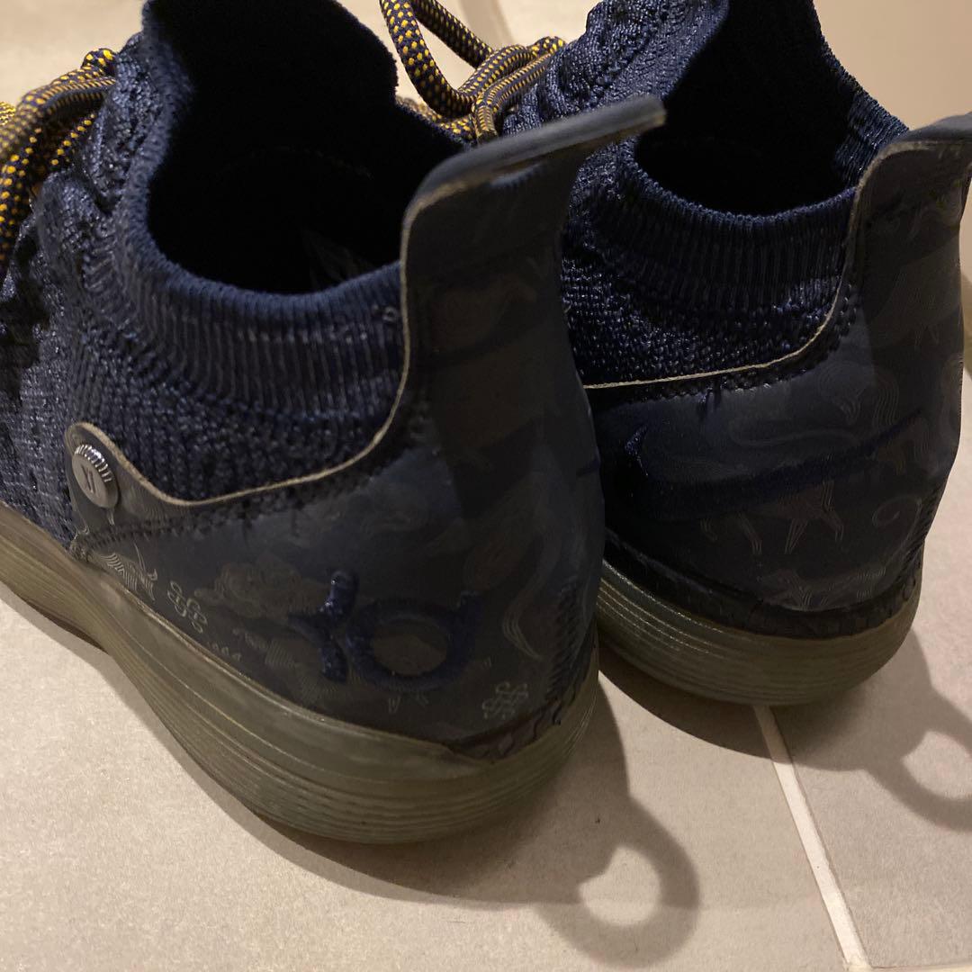ナイキ　バッシュ KD 11 XI ケビン デュラント Navy イエロー