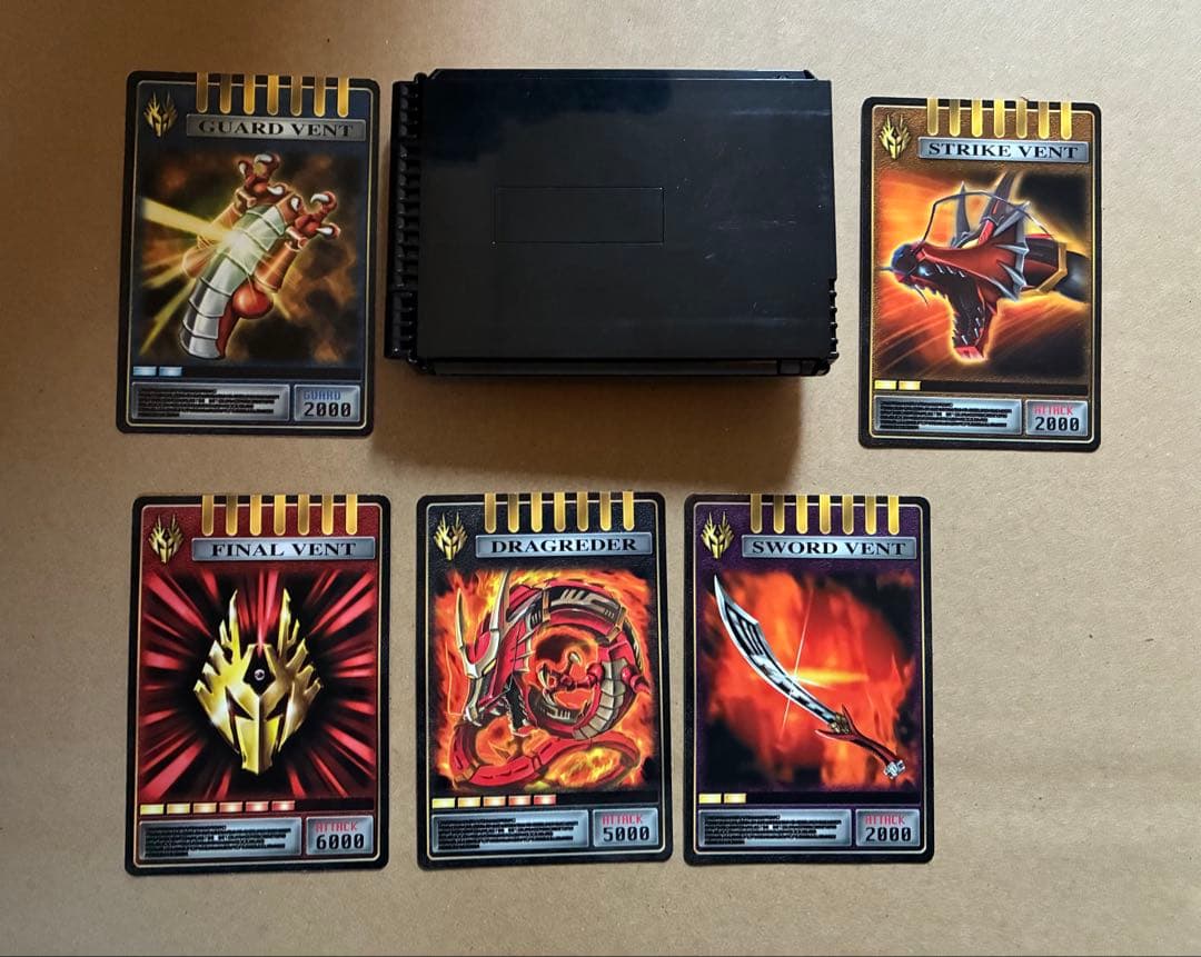 CSM 龍騎デッキ アドベントカード Vバックル&ドラグバイザー付属品 龍騎