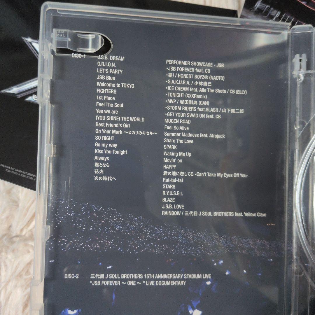 DISC1欠品　三代目 JSB FOREVERONEスタジアム FC限定 DVD