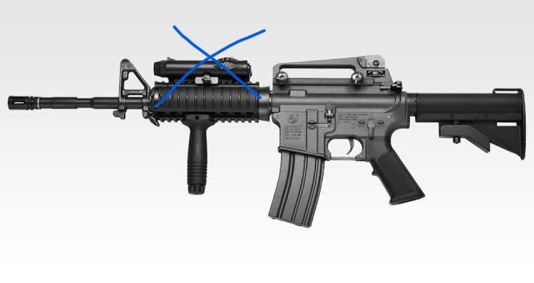 東京マルイ　コルトM4A1 R.I.S.Ver.？　スタンダード電動ガン