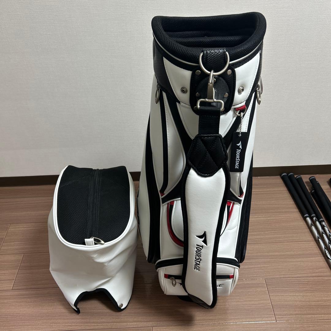 超人気！ツアーステージ V002 フルセット 11本 キャディバッグ付 初心者向